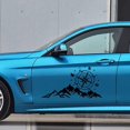 thumbnail image 3 of （56x30cm）2 Pieces Car Sticker Mountain Compass Graphics, 3D Car Hood Auto Body Side Door Vinyl Waterproof Sticker:,JU, 3 of 5