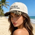 thumbnail image 3 of Hot Sales Under $5 Coffee Baseball Cap GIJNRIUIUA I’M Nicer When I’M Tan Hat Two Toned Trucker Hat Embroidered Baseball Cap Cowboy Hat, 3 of 3