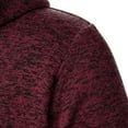 thumbnail image 5 of Timoontee Men's Long Sleeve Hoodies Track Suits 2 Piece Set Active Workout Suits Quarter Zip Pullover Sweatshirts Drawstring Joggers Solid Casual Clothes Wine XXL, 5 of 8
