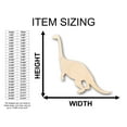 thumbnail image 2 of Unfinished Wood Plant Eating Dinosaur Shape - Craft - up to 46" DIY 16" / 1/4", 2 of 3