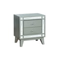 thumbnail image 1 of COASTER CO-204922 Nightstand, Metallic Mercury, 1 of 10