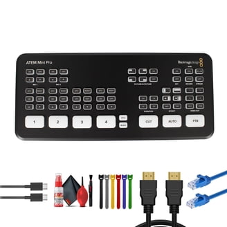 Blackmagic Design ATEM Mini Pro Stream Switcher, SWATEMMINIBPR, 4