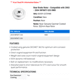thumbnail image 2 of Rear Brake Rotor - Compatible with 2003 - 2004 INFINITI G35 RWD, 2 of 2