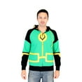 thumbnail image 2 of Marvel Kid Loki Symbol Adult Zip Up Costume Hoodie, 2 of 3