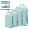 thumbnail image 2 of 4 Set Compression Bags Organiser Suitcases Packing Cubes Travel Storage Luggage, 2 of 11