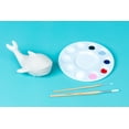 thumbnail image 6 of Hello Hobby Ceramic Paintable Figurine Shark, 5.75" x 3.85" x 3.85"  White Craft Base, New, 6 of 8