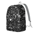 thumbnail image 2 of Mystical Moon and Stars Pattern Travel Backpack Comfortable Carrying Vintage Backpack with Durable Oxford Material Large Capacity Anti-theft Multifunctional Design for Daily Commuting and Outdoor Acti, 2 of 5