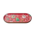 thumbnail image 2 of YingYouFu Christmas Serving Tray with Wooden Rim, Decorative Tray for Cookies Desserts Candy, Holiday Tabletop Decoration for Home Party Coffee Table, 2 of 6