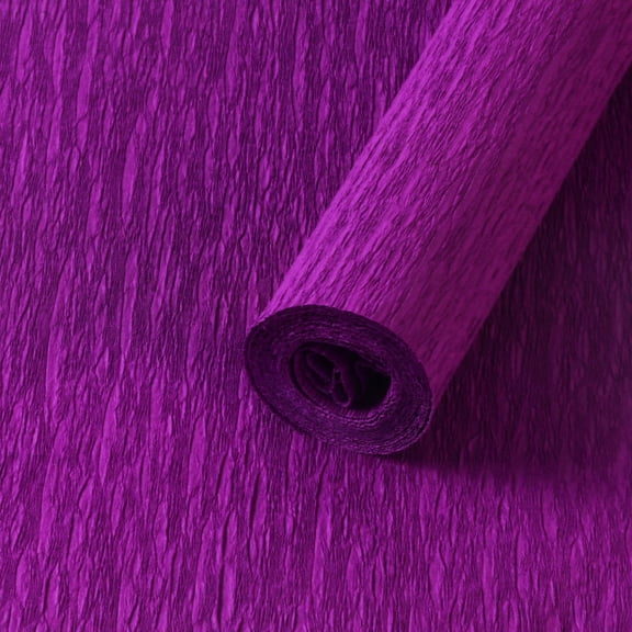XmhyTop-A 2 Rolls Crepe Paper 250*50cm Crepe Paper Roll, Perfect for Party Decorations, Party Supplies DIY Crafts,Dark Purple