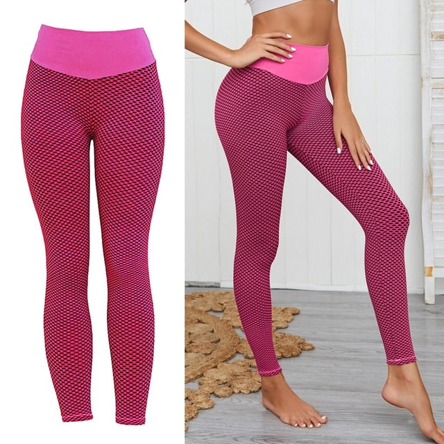 Pantalón de yoga para mujer Bonitos glúteos Fitness Workout Pantalones de cintura alta sin costuras L Cola Leggings de entrenamiento de cintura alta