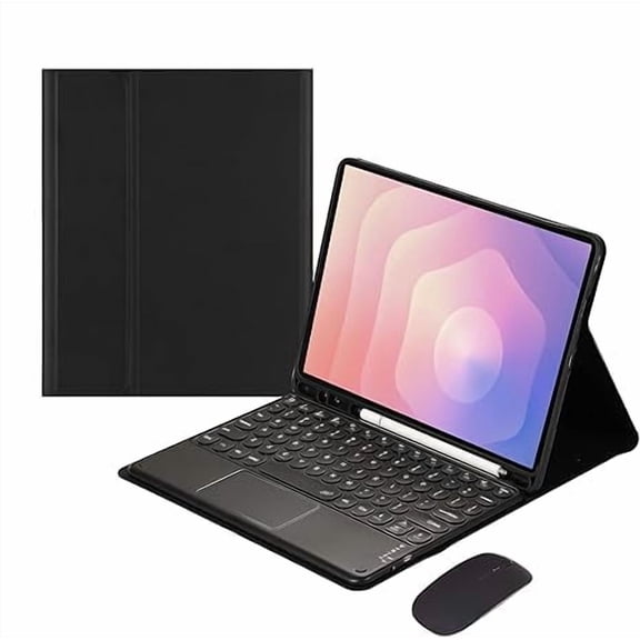 Samsung Galaxy Tab S11 11-inch 2025 (SM-X730/SM-X736B) Touch Keyboard Protective Case（Black）