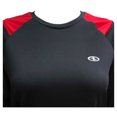 thumbnail image 4 of Playera Athletic Works para Niño Juvenil, Deportiva Manga Larga Rojo con Negro Talla 16, 4 of 4