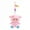 Pink, variant on Cartoon Cute Doll Plush Toy Keychain Small Pendant