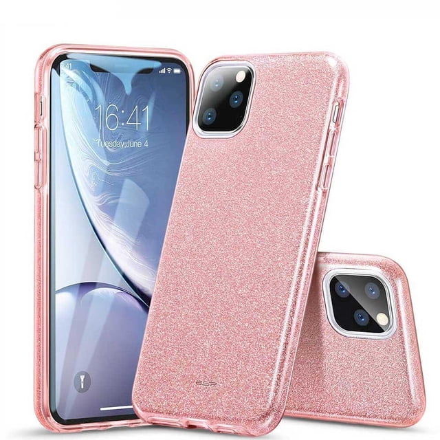 Funda ESR Glitter Brillos para iPhone 11 PRO Rosa Glitter