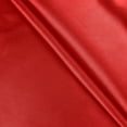 thumbnail image 6 of RYRJJ Women's Off Shoulder Satin Tops Elegant Short Sleeve Asymmetrical Neck Silk Blouse Dressy Casual Shirts(Red,L), 6 of 6