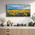 thumbnail image 4 of Canvas Painting Sunrise Sunflower Abstract Pastoral Landscape Wall Art Pictures for Living Room Bedroom Decoration Canvas Pictures Poster Frameless, 4 of 7