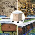 thumbnail image 3 of 3 Ensembles/12 Pcs Supports de Ruche - Pieds de Ruche Robustes - Base de Ruche Apiculture Outils de Support pour Jardin Extérieur, 3 of 7