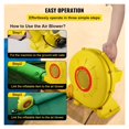 thumbnail image 5 of Air Blower, 450W Inflatable Blower, Portable and Powerful Bounce House Blower, Commercial Blower Fan, 5 of 5