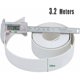 thumbnail image 2 of 1 rollo de cinta de calafateo autoadhesiva impermeable, cinta de calafateo para baño, cocina, burlete, cinta de sellado de pared, cocina, inodoro, ducha, baño (blanco), 3,2 x 38 mm JAMW Sencillez, 2 of 5