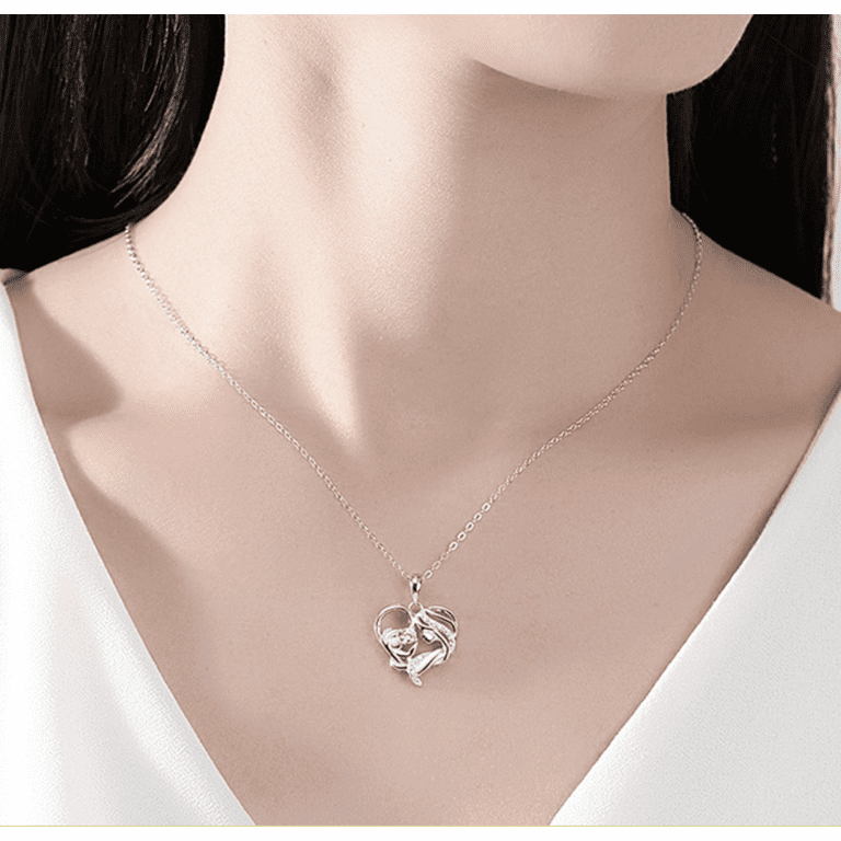 【TATIANA】(Silver925) Gift Heart Pendant Necklace Designer fashion, Seoul-fully created | W Concept