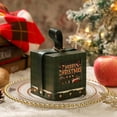 thumbnail image 1 of Adornos navideños, regalos navideños, caja de Papá Noel, bolsa de Nochebuena, caja de regalo decorativa dorada de Papá Noel, bolsa de almacenamiento decorativa, 1 of 8