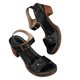 thumbnail image 2 of MKLEKYY Sandalias de Plataforma para Mujer, Estilo Europeo y Retro, de Comercio Exterior, de Talla Grande, Huecas, Ligeras, Con Suela Suave, Informales 939, 2 of 4