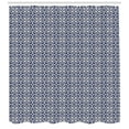 thumbnail image 3 of Ambesonne Geometric Shower Curtain, Abstraction of Shapes, 69"Wx75"L, Beige and Navy Blue, 3 of 3