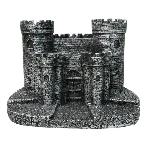 Gothic Medieval Windsor Stonewall Castle Fortress Miniature Display Stand 5"H