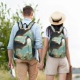 thumbnail image 4 of Disketp Majestic Ostrich In Forest Mochila de Lona Estampada, Mochila Escolar de Viaje Ligera para Estudiantes y Portátil-Medium, 4 of 5