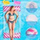 thumbnail image 3 of Hamaca inflable de agua, (rosa) Hamaca flotante 4 en 1 Hamaca inflable Piscina Cama flotante Hamaca inflable con portavasos inflable, para verano, fiesta, piscina, 3 of 5