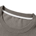 thumbnail image 5 of Generic Men's Heavy Weight Waffle T-Shirts Summer Round Neck Short Sleeve Big and Tall Shirts Solid Basic Oversized Tee Tops, 5 of 7