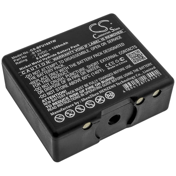 1200mAh Bosch B169 Battery for HFG89 HFG450 HFG169 FuG11b