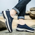 thumbnail image 4 of Eashery Casual Shoes For Men Men's Smooth Runner Sneaker Blue 9, 4 of 5