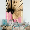 thumbnail image 2 of Designart Pink Gerbera Flower On Abstract Fusion I Canvas Wall Art, 2 of 5