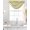 Yellow, variant on Sage Green Sheer Waterfall Valance Curtains for Window, Modern Abstract Grey Striped Art Rod Pocket Sheer Topper Swag Curtains for Living Room, Kitchen 38.5"W x 47.2"L, 2 Panels