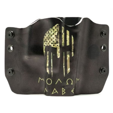Outlaw Holsters: Molan Labe Camo OWB Kydex Gun Holster for Walther PPS, Right