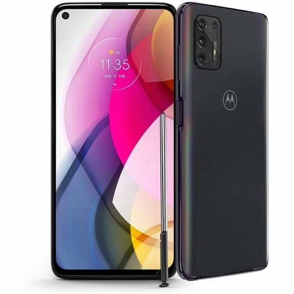Restored Motorola Moto G Stylus (2021) XT2115-1 Boost Only 128GB Aurora Black (Refurbished)