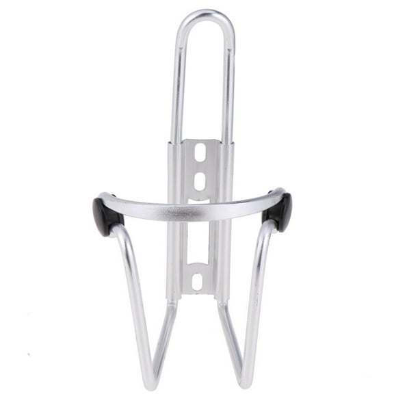 GOOHOCHY Cup Holder for Bike 2Pcs Silver Alloy 11.8x3.1x3.5in
