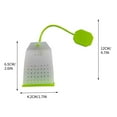 thumbnail image 3 of Silicone Tea Filter under $5! Yrmaups Silicone Tea Bag Filter, Reusable Loose Leaf Tea Infuser, Fine Mesh Strainer for Herbal Chai Coffee, Hot Iced Beverage Maker, Easy Clean Kitchen Accessory, 3 of 7