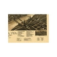 thumbnail image 2 of Historic Panoramic View - Waco Texas - Wellge 1886 - Vintage Wall Art, 2 of 4