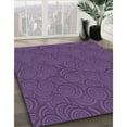 thumbnail image 2 of Ahgly Company Indoor Round Patterned Purple Jam Purple Area Rugs, 7' Round, 2 of 6