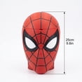 thumbnail image 3 of 3D Printed Plastic Snack Serving Container – Spride Hero Mask Sculpt with Flip Lid for Movie Theater Night, Reusable Party Bowl, 3 of 8