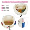 thumbnail image 3 of URSOFINE Lightweight Color Block Drawstring Backpack Cute Mini Backpack Casual Daypack, 3 of 7