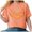 Orange_1, variant on Godom Halloween Shirts for Women Funny Pumpkin Printed Cute T Shirts Graphic Tops Fall Tee Fashion