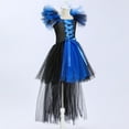thumbnail image 4 of HNMKIU Halloween Costumes for Girls Toddler Kids Baby Girls Magnificent Witch Halloween Black Gown Fancy Dress Up Cosplay Party Tutu Dress Dresses I - 5-6 Years, 4 of 5