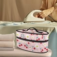thumbnail image 2 of HELLHERO Steamer Storage Bag Zipper Cherry Daisy Protective Portable Travel Steamer Carrier Bag, Case Only, 2 of 6