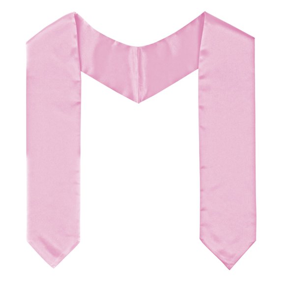 Class Act Graduation Satin Stole for Graduation 60", Pink
