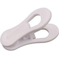 thumbnail image 4 of Hanger Clips for Hangers 30 Pack, Multi-Purpose Strong Clips for Hangers,White Strong Pinch Easily Clip, 4 of 9