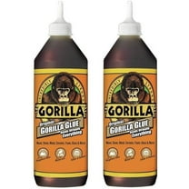 Gorilla Original Gorilla Glue, Waterproof Polyurethane Glue, 36 ounce Bottle, Brown, Pack of 2
