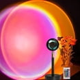 thumbnail image 3 of Lámpara de proyección al atardecer, proyector de 16 colores, lámpara de proyección de arco iris de rotación, iluminación de carga USB de 180 grados,, 3 of 4